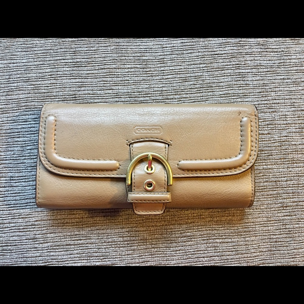 Coach leather wallet